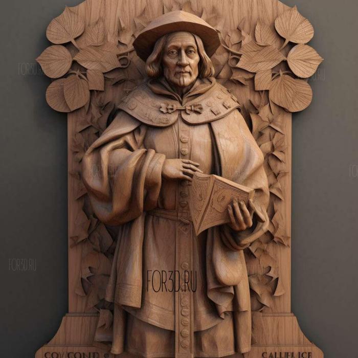 Christopher Columbus 2 3d stl модель для ЧПУ