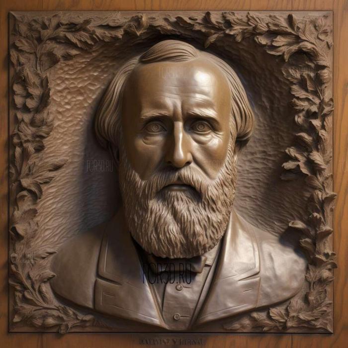 Rutherford B Hayes 1 stl model for CNC