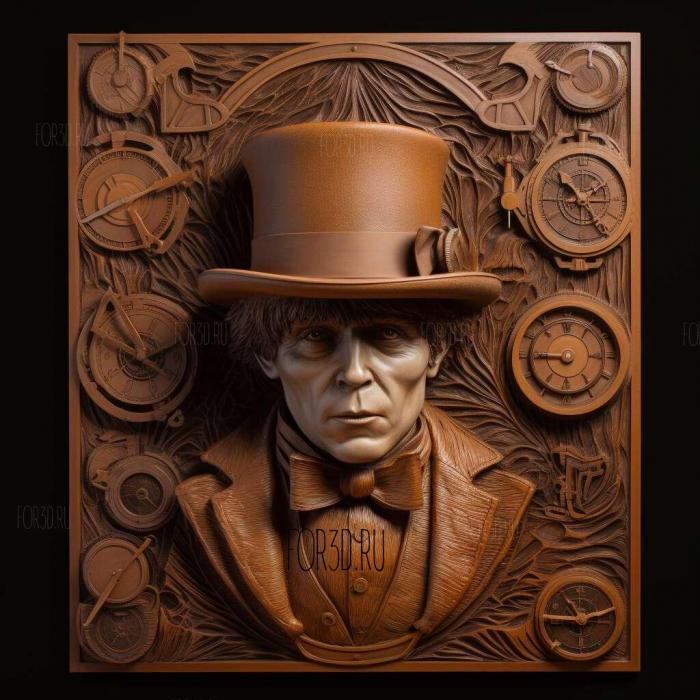 Alex De arge Clockwork Orange Malcolm Mc Dowell 4 3d stl модель для ЧПУ