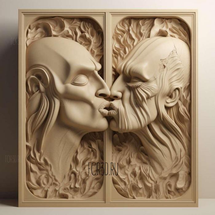 GENE SIMMONS KISS 4 stl model for CNC