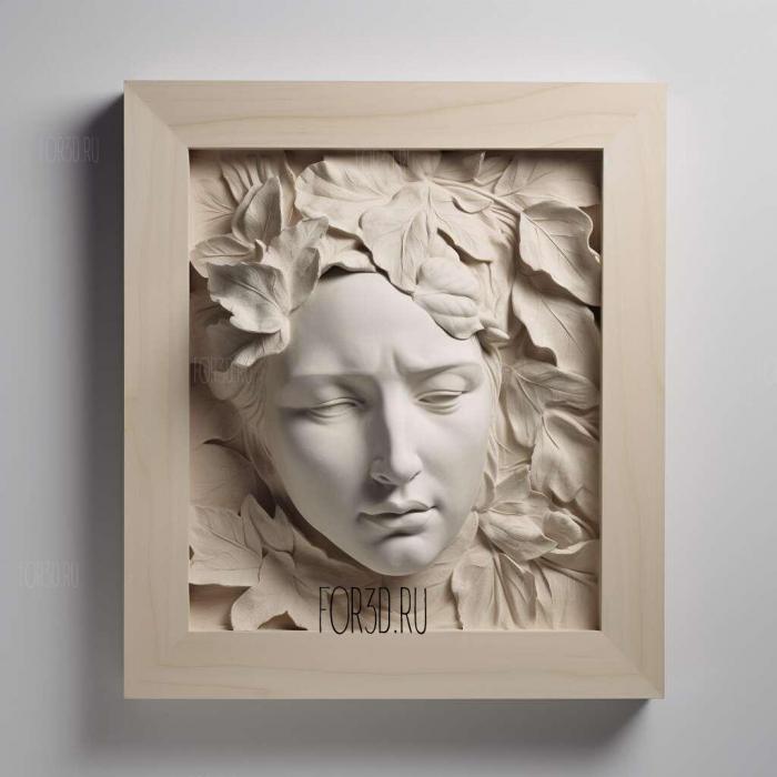 robert mapplethorpe 1 stl model for CNC