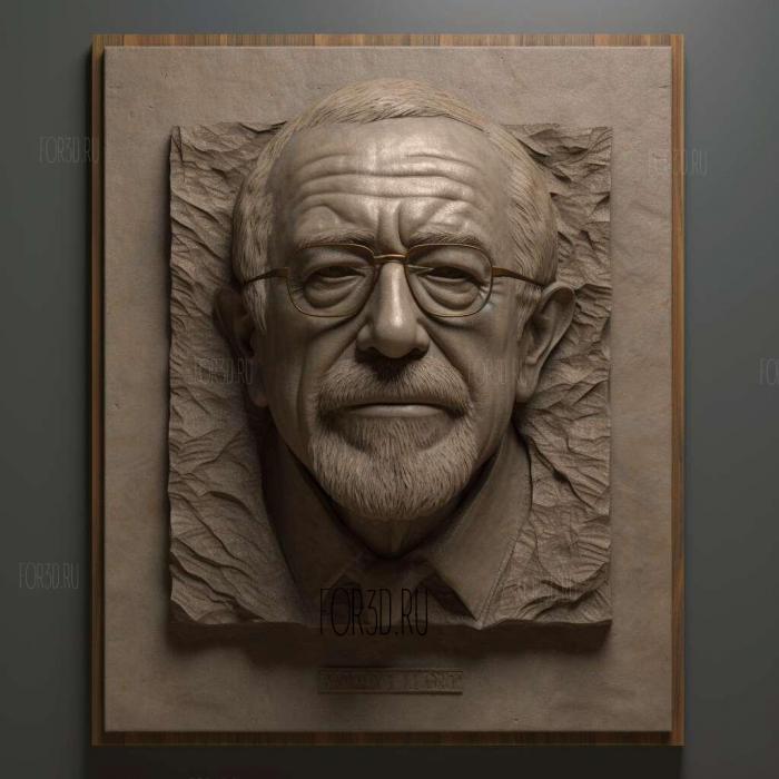 Bernie Sanders scuare plinth 1 stl model for CNC