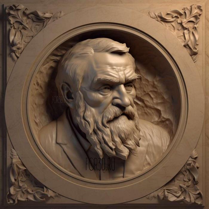 Ivan Petrovich Pavlov 1 3d stl модель для ЧПУ