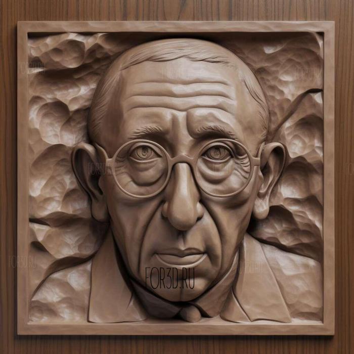 Igor Fedorovich Stravinsky 2 stl model for CNC