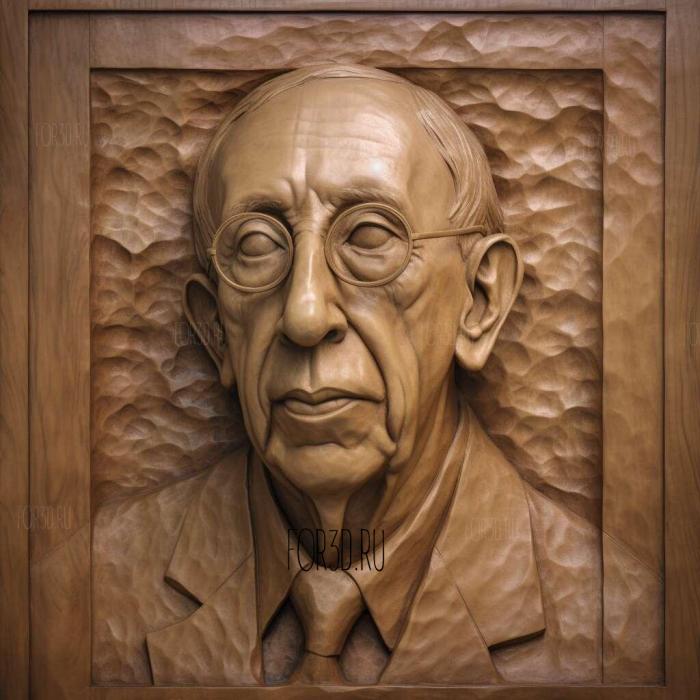 Igor Fedorovich Stravinsky 4 stl model for CNC