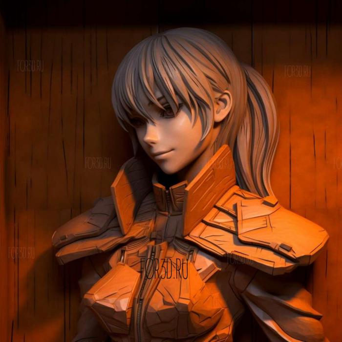 Neon Genesis Evangelion Girlfriend of Steel 1 stl model for CNC