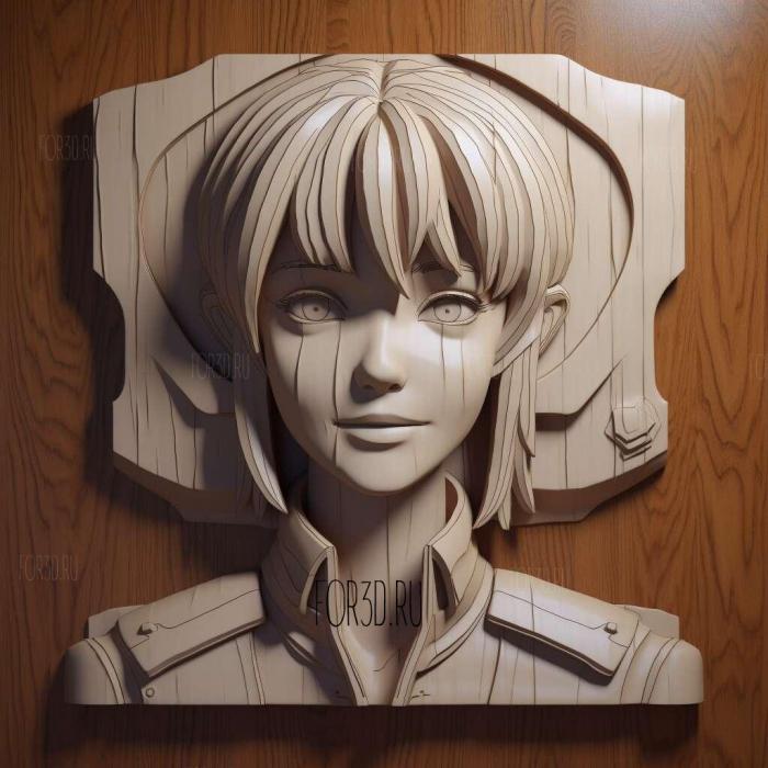 Neon Genesis Evangelion Girlfriend of Steel 2 stl model for CNC