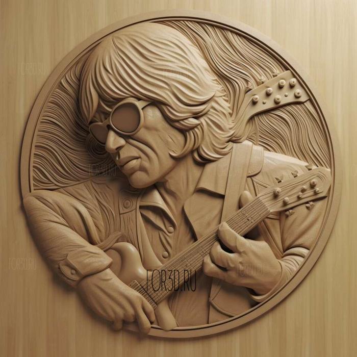 Steve Miller Band 1 stl model for CNC