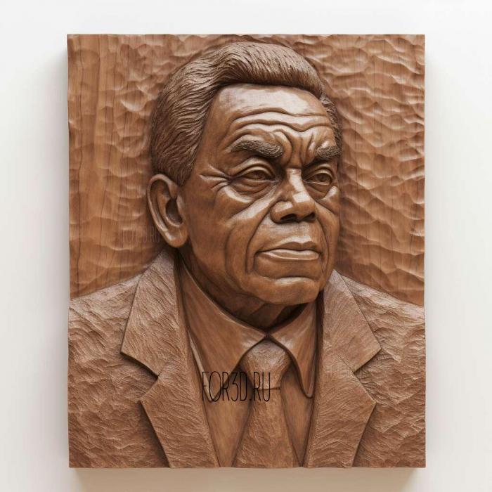 Andrew Young Civil Rights Leader 1 stl model for CNC