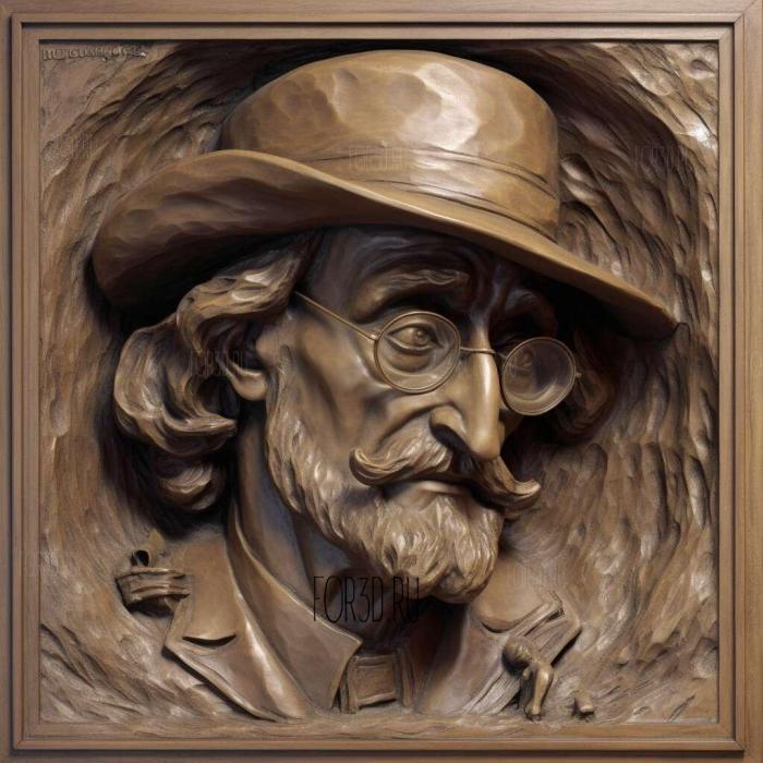 Jacques Offenbach 1 3d stl модель для ЧПУ