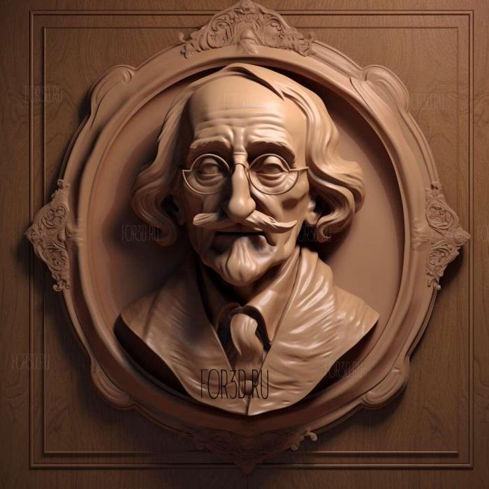 Jacques Offenbach 2 3d stl модель для ЧПУ