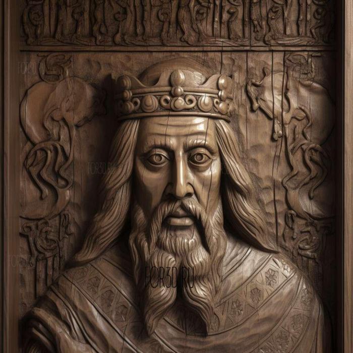 William I the Conqueror 1 stl model for CNC