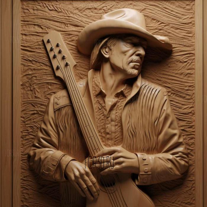 Stevie Ray Vaughan 1 stl model for CNC