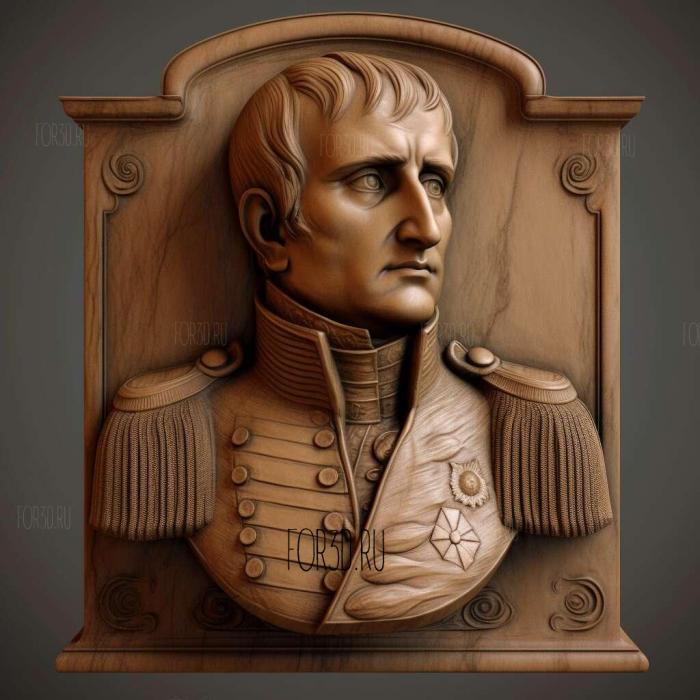 Napoleon Bonaparte Bust 2 stl model for CNC