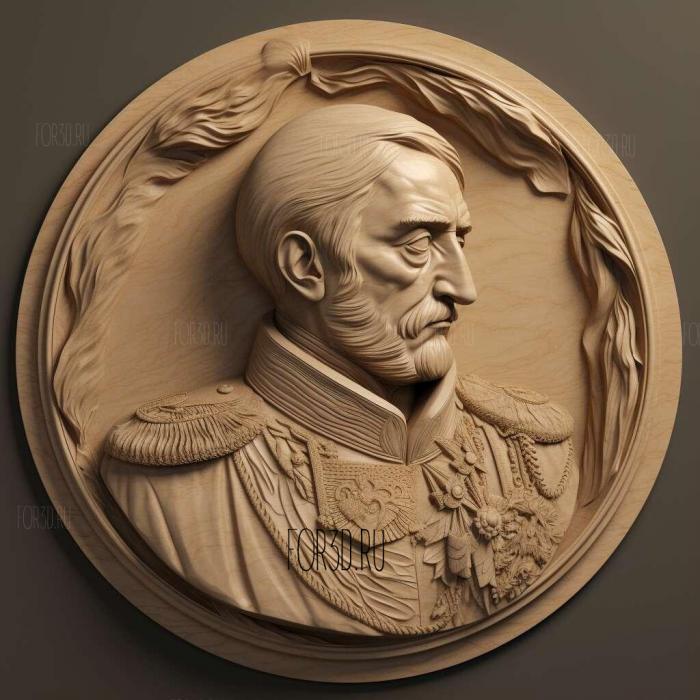 General Friedrich Wilhelm von Blow 1 3d stl модель для ЧПУ