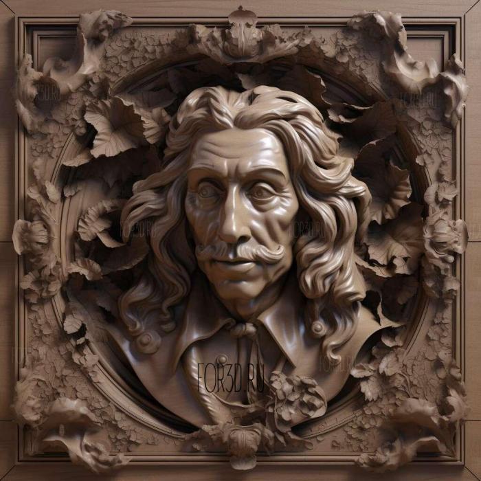 Jean Philippe Rameau 1 3d stl модель для ЧПУ