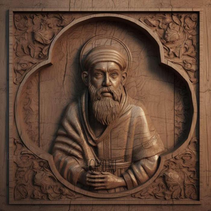 Umar ibn al Khattab 3 stl model for CNC