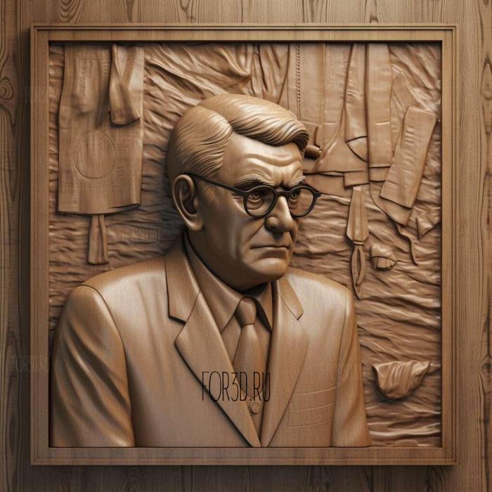 Dmitry Dmitrievich Shostakovich 3 stl model for CNC