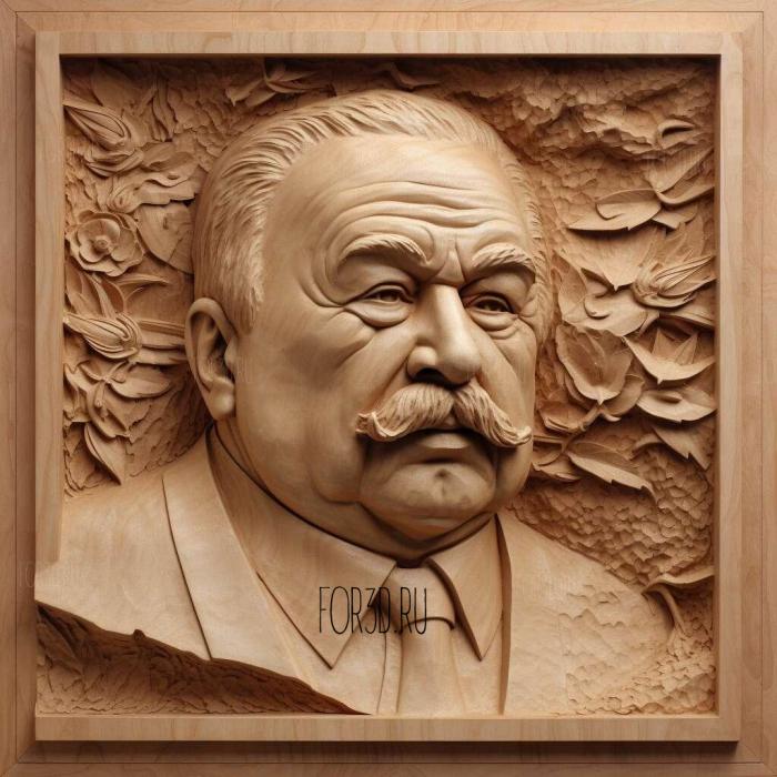 Alexander Lukashenko 2 stl model for CNC