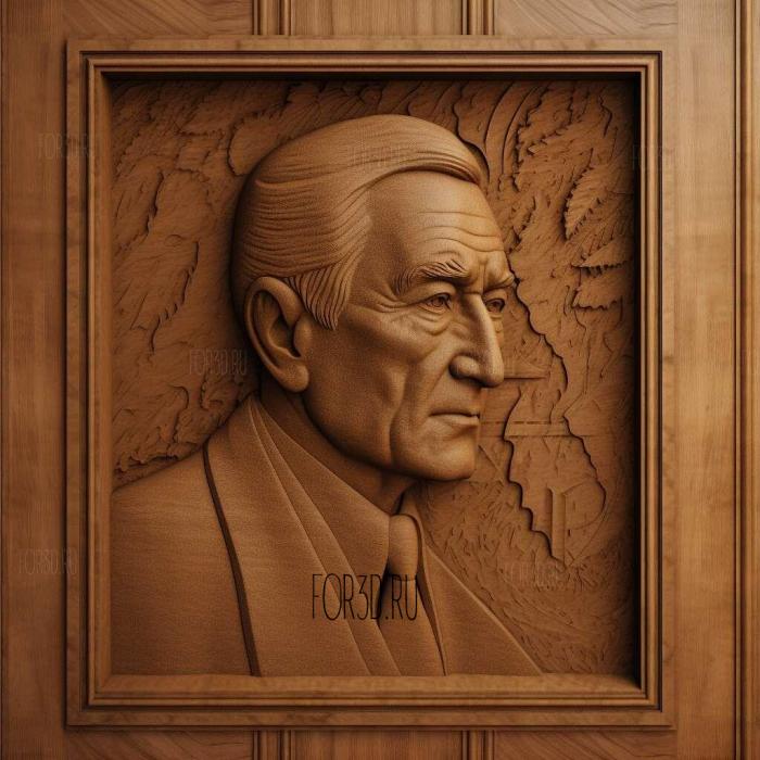 Mustafa Kemal Ataturk 1 stl model for CNC