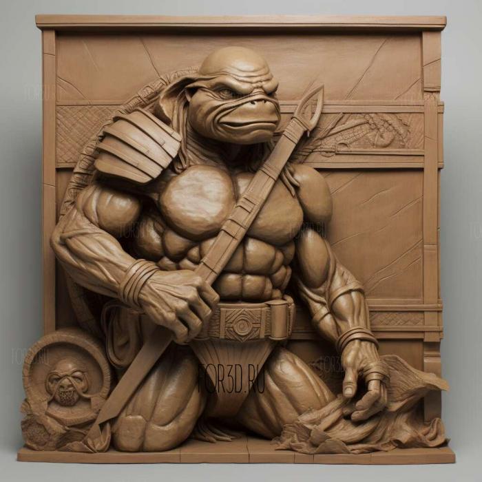 Baxter Stockman pre mutation TMNT 1987 2 stl model for CNC