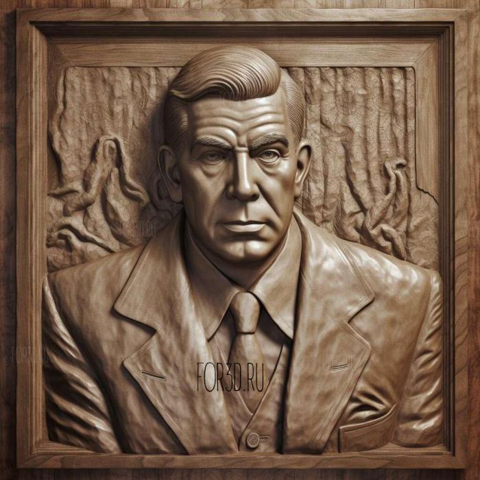 Lucky Luciano criminal mastermind 3 stl model for CNC