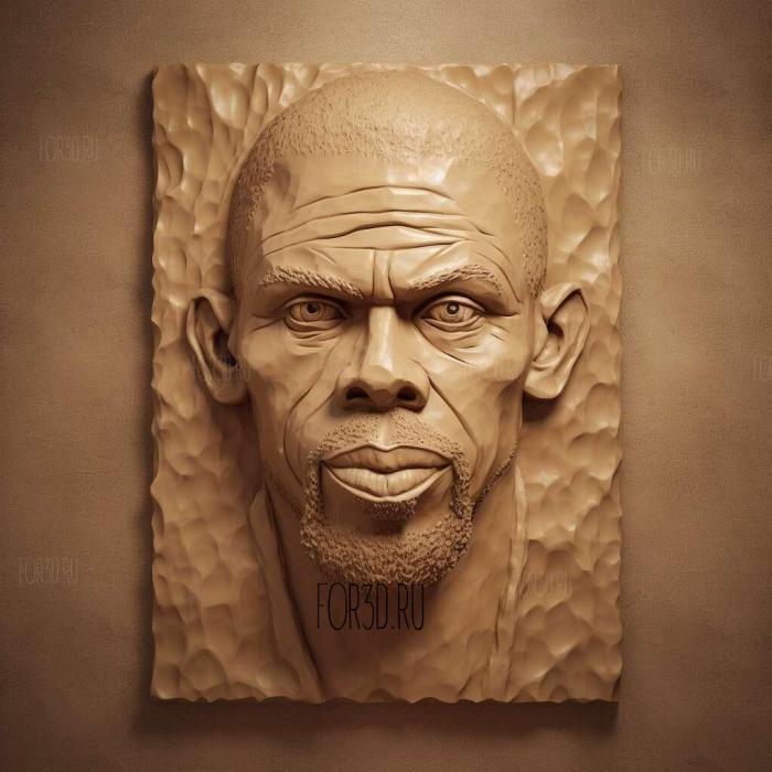 Kareem Abdul Jabbar 1 stl model for CNC