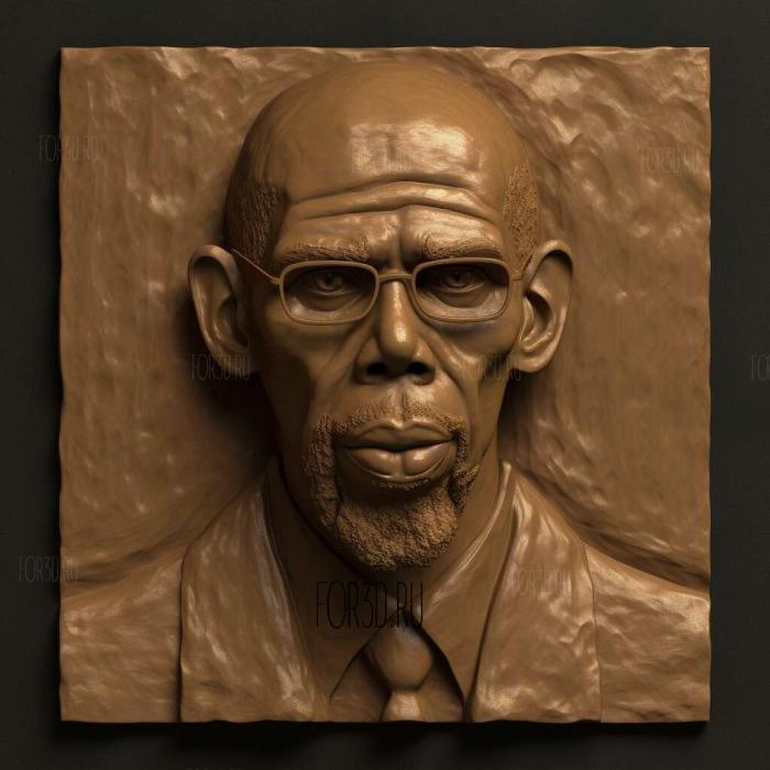 Kareem Abdul Jabbar 2 stl model for CNC