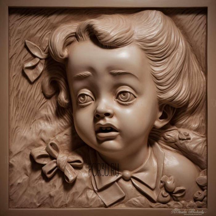 Baby Jane Hudson What happened to Baby JaneBette DavisR 3 stl model for CNC