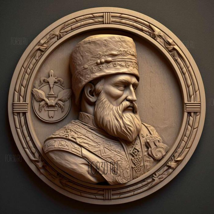 Petro Doroshenko Hetman miniature 1 stl model for CNC