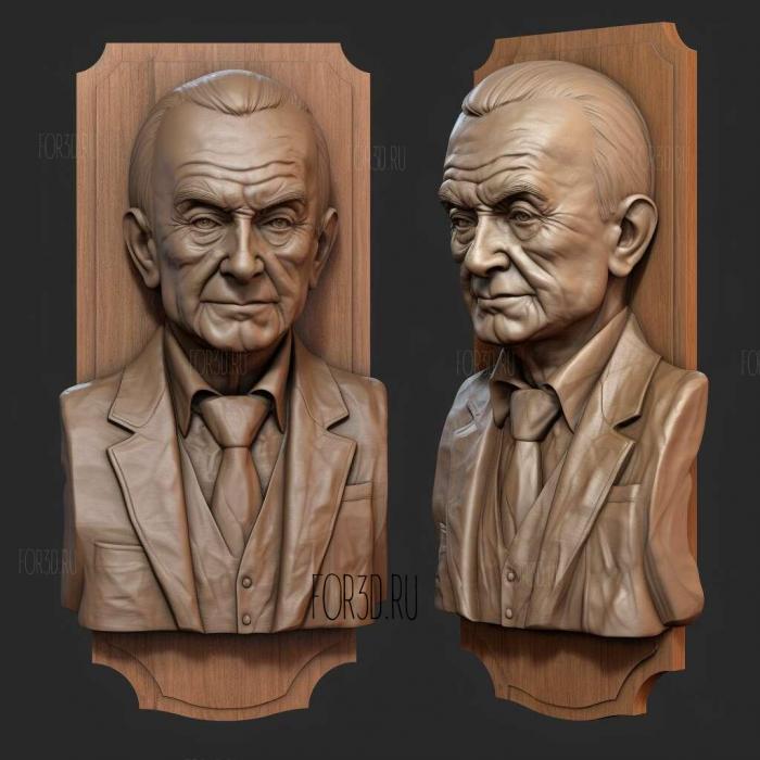 John Mc Cain stylized 3d model 1 stl model for CNC