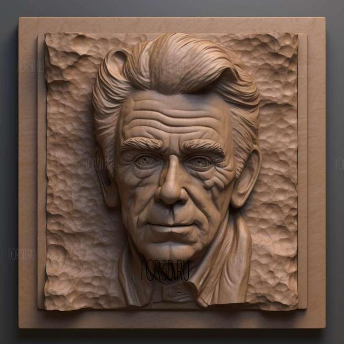 John Mc Cain stylized 3d model 2 stl model for CNC