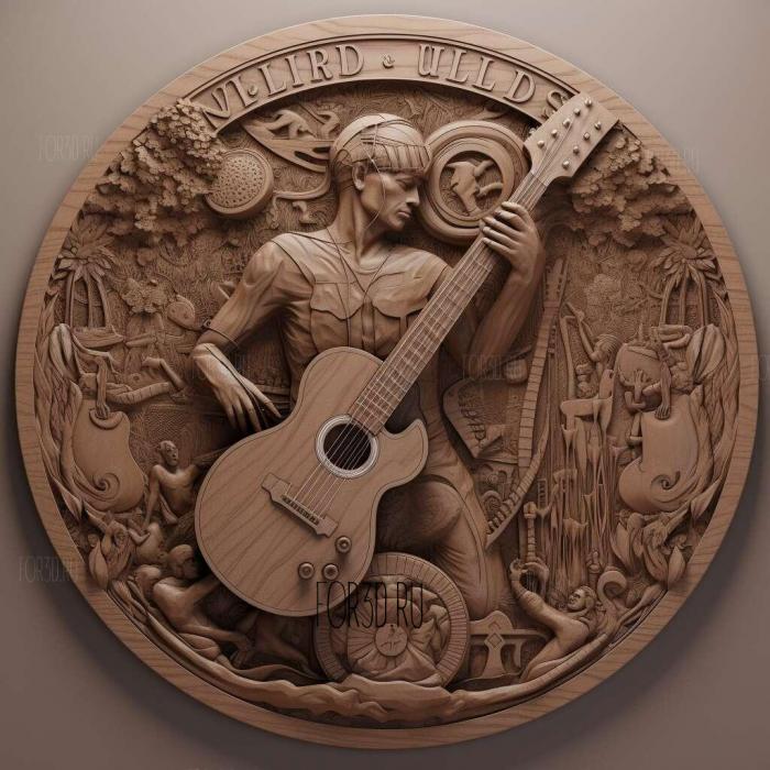 Steve Miller Band 2 stl model for CNC