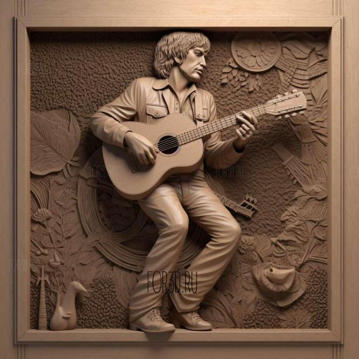 Steve Miller Band 3 stl model for CNC