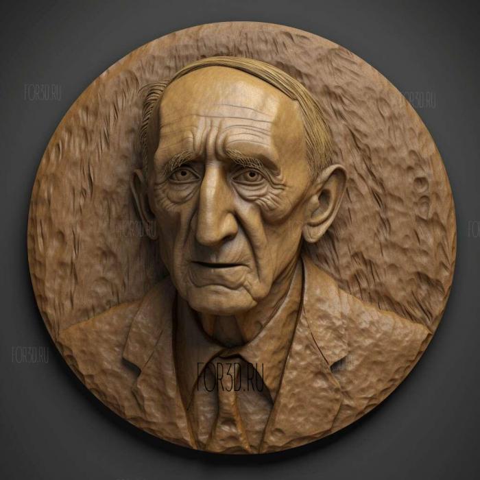 william burroughs 1 stl model for CNC