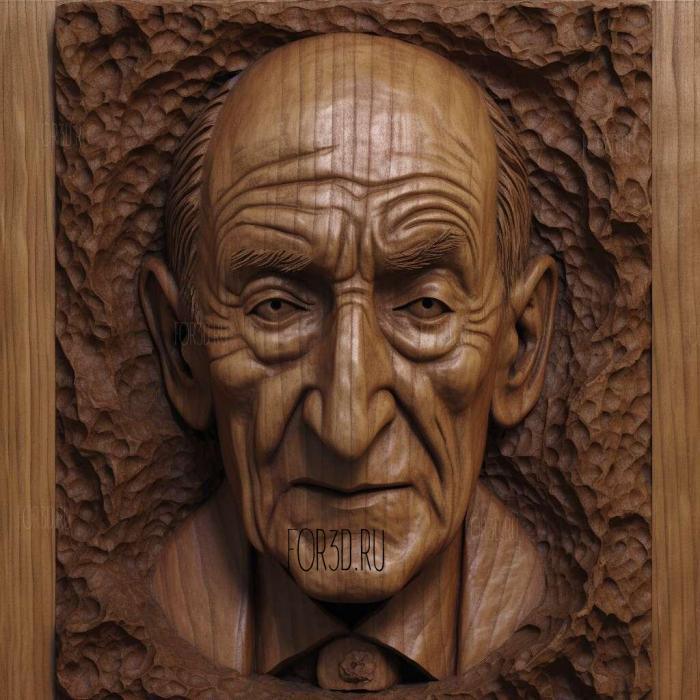 william burroughs 2 stl model for CNC