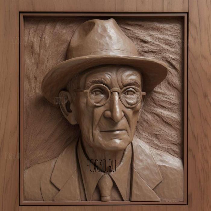 william burroughs 4 stl model for CNC