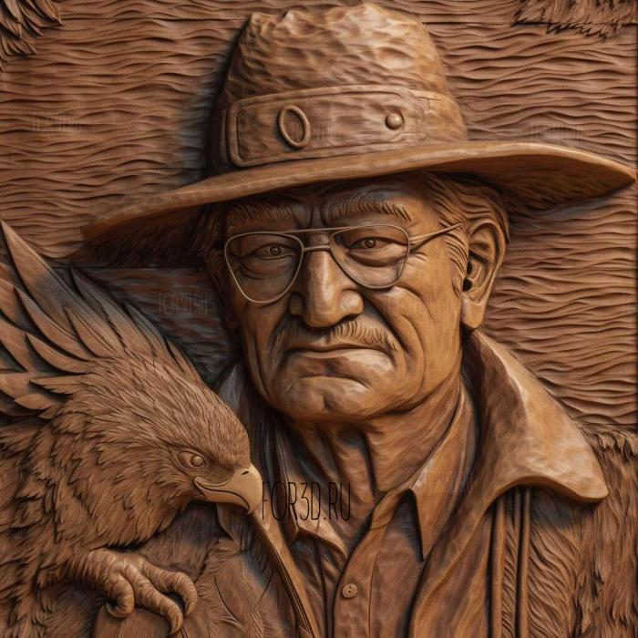 Rooster Cogburn eal Courage John Wayne 2 stl model for CNC