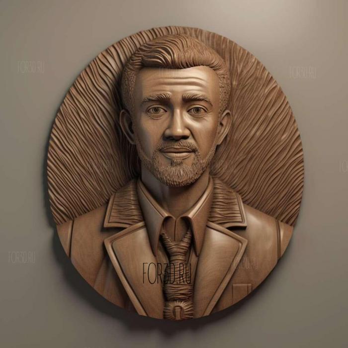 Justin Timberlake 1 stl model for CNC