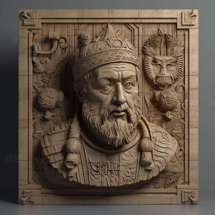 Francisco Pizarro 3 3d stl модель для ЧПУ