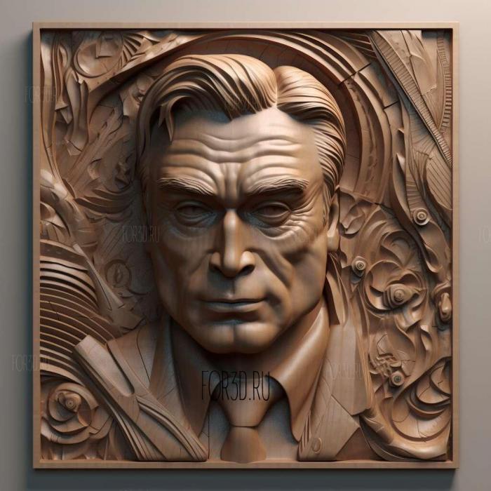 christopher nolan 1 3d stl модель для ЧПУ