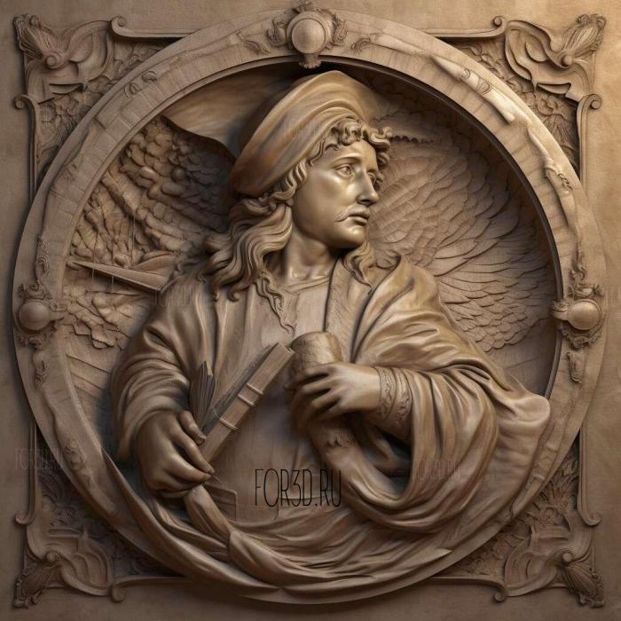 st Renaissance or Renaissance 1 stl model for CNC