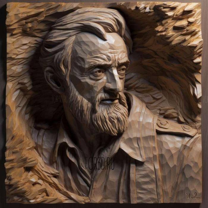 Logan Hugh Jackman 2 stl model for CNC