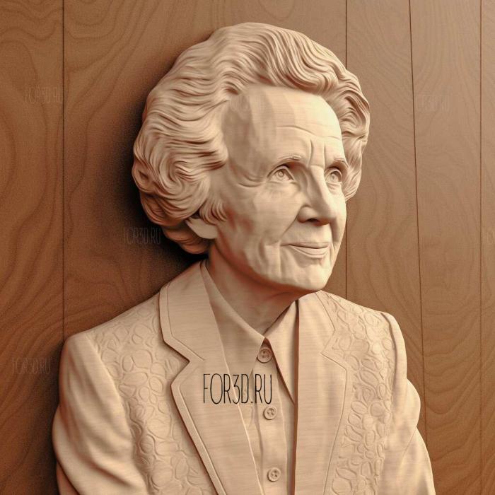 Rachel Carson environmentalist 3 stl model for CNC