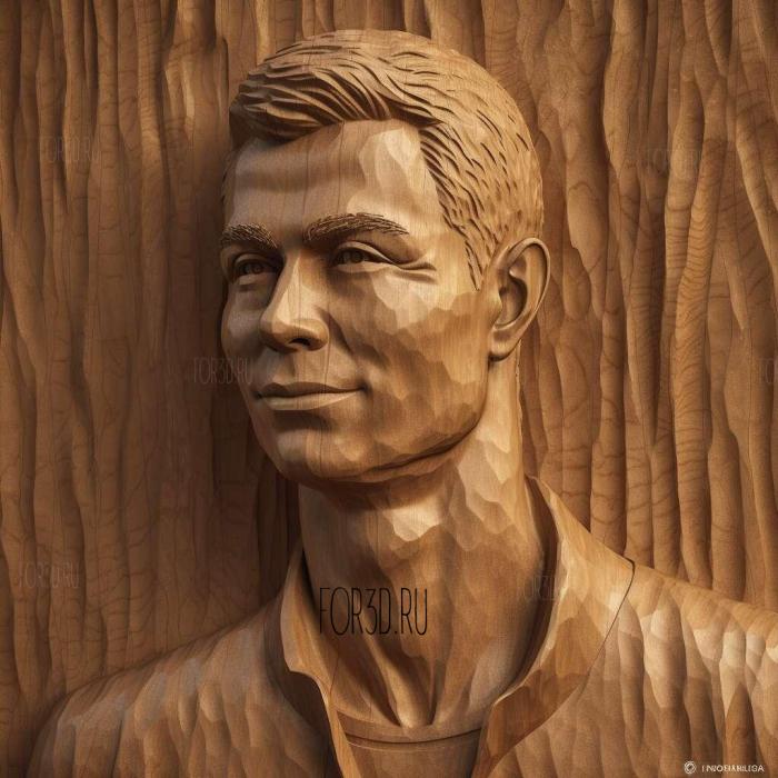 cristiano ronaldo 1 stl model for CNC