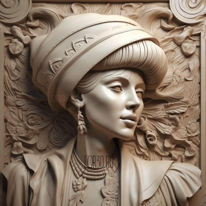 lady dimitrescu 3d model 2 stl model for CNC