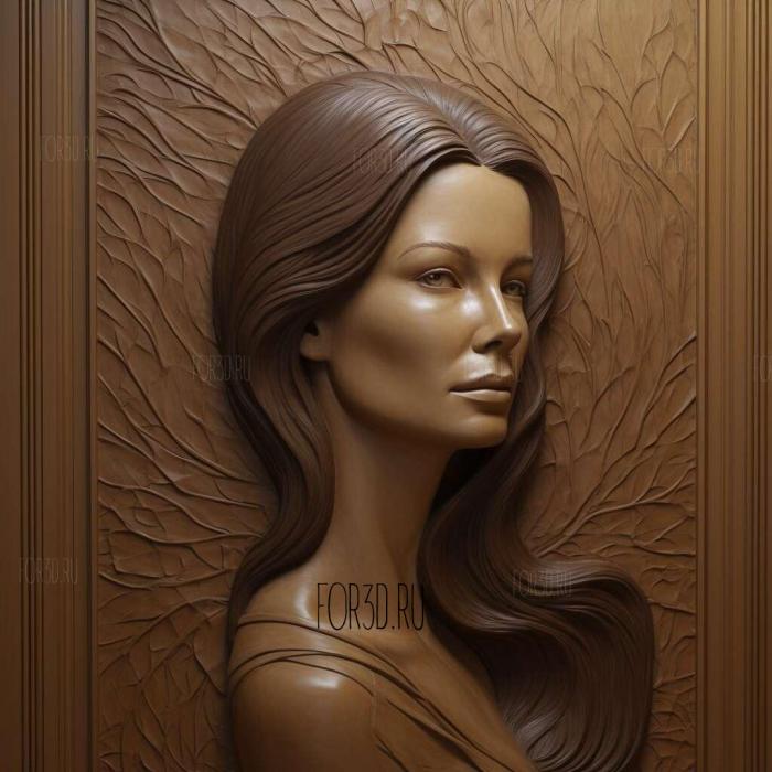 Catherine Zeta Jones 1 stl model for CNC