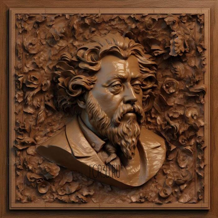 ModePetrovich Mussorgsky 3 stl model for CNC