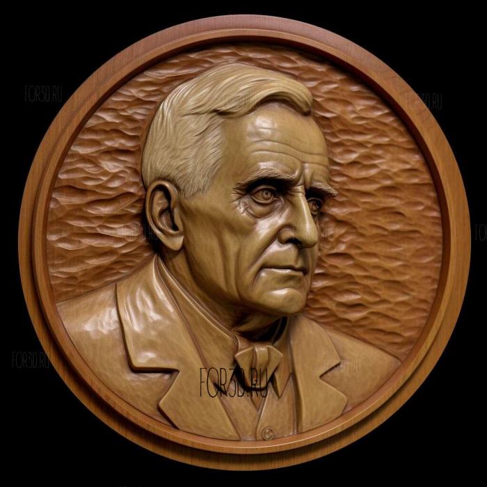 Sir Alexander Fleming 4 stl model for CNC