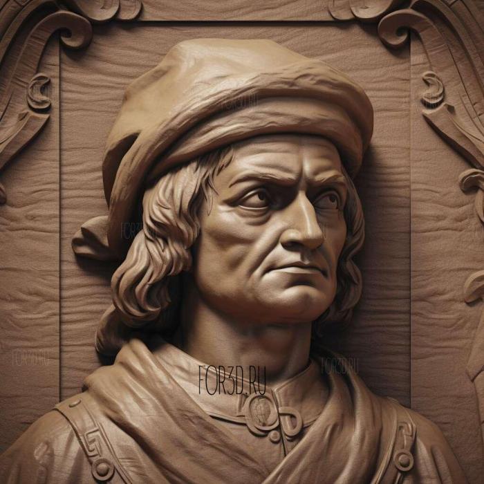 Christopher Columbus 2 3d stl модель для ЧПУ